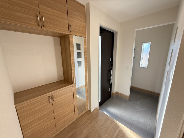 ブルーミングガーデン前橋市江田町　１号棟　の前面道路含む現地写真|前面道路含む現地写真です