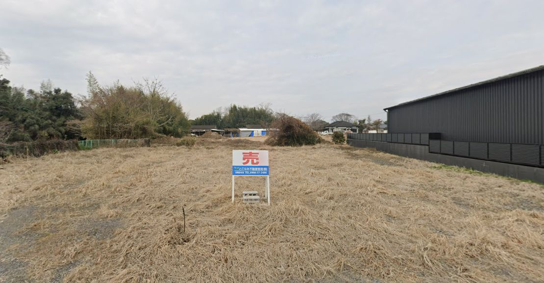 都城市野々美谷町の売地の外観