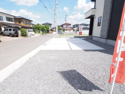 【駐車場】 | Erde　伊達郡桑折町３期　１号棟 | ★内覧予約で新米４kg★