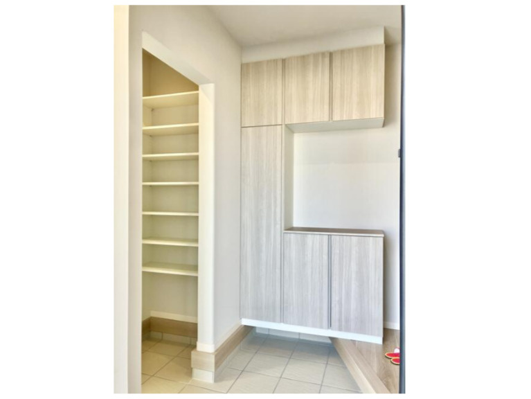 新築戸建・建売　郡山市富久山町福原　スマート・ワン シティ　全4棟の玄関