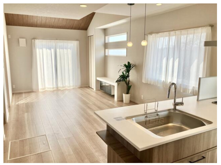 新築戸建・建売　郡山市富久山町福原　スマート・ワン シティ　全4棟の居間・リビング