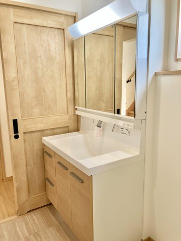 新築戸建・建売　須賀川市和田立石　HINOKIYA　全2棟の独立洗面台