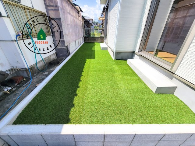 宮崎市本郷南方第1-1棟（1号棟）の庭|お庭で自由な時間を過ごせます。