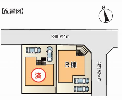 【区画図】 | 【仲介手数料０円】藤沢市鵠沼海岸6丁目Ⅲ　新築一戸建て　B棟　全2棟 | 【仲介手数料０円】藤沢市鵠沼海岸6丁目Ⅲ　新築一戸建て　全2棟