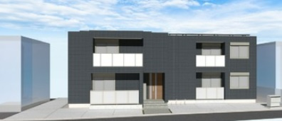練馬区北町６丁目の賃貸マンションの外観パース