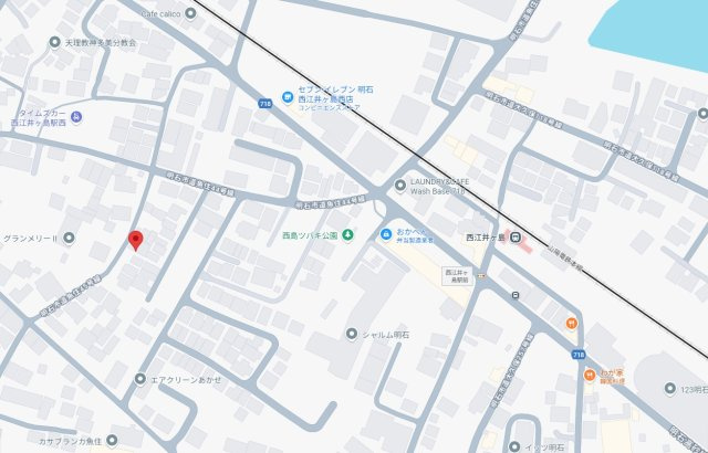 【地図】 | 明石市魚住町中尾（全2棟）B号棟