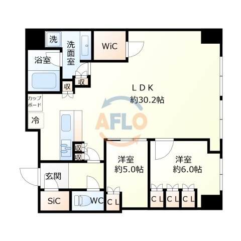 Brillia Tower堂島　中之島小学校区の間取り|Brillia Tower堂島　間取り