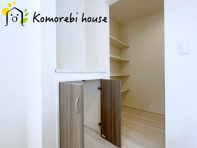 上尾市久保　新築一戸建て　ブルーミングガーデン　01の収納|大きなものも収納できそうです