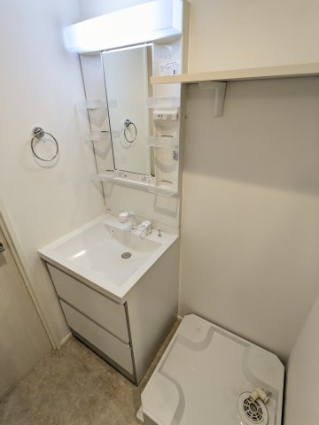 ハーモニーテラス西野町の洗面所|忙しい朝には欠かせない洗面所です