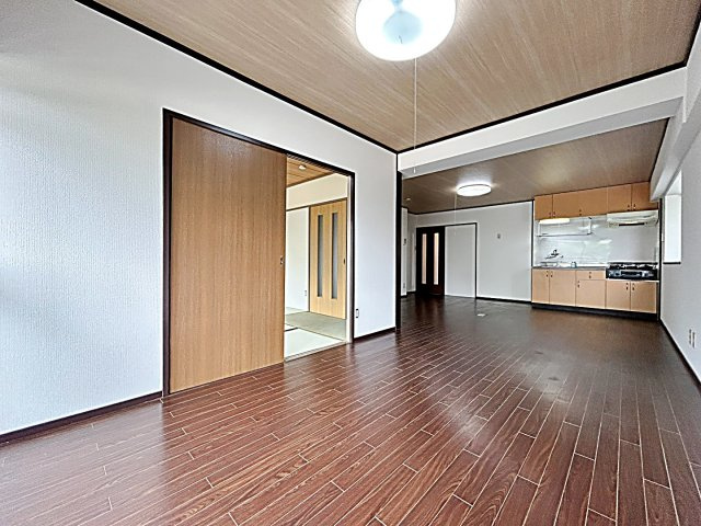 ハイツ白山の居間・リビング|おしゃれなリビングです