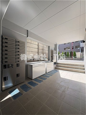 【その他共用部分】 | Flat K KASUYA | メールBOX　宅配BOX　ゴミ捨て場　