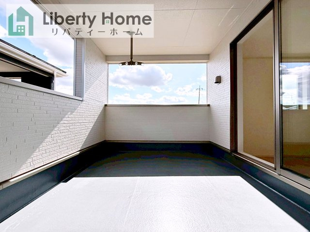 結城市結城第40　新築戸建　１号棟のバルコニー