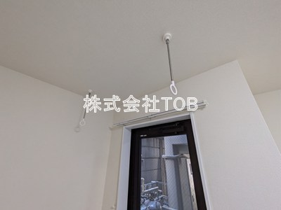 【設備】 | Flat K KASUYA | 室内物干し