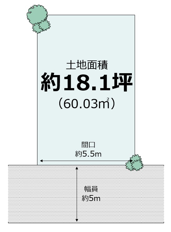 宮下町　土地の土地図