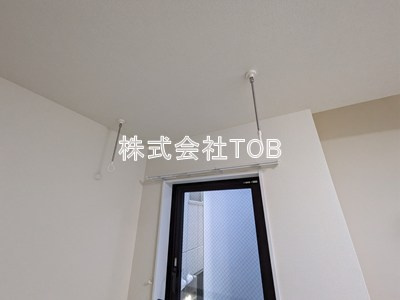 【内装】 | Flat K KASUYA | 室内物干し