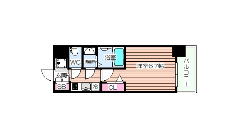 大阪市福島区海老江６丁目の賃貸マンション