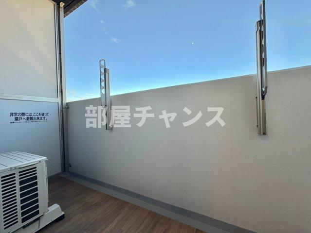 ワールドアイ名古屋城北のバルコニー