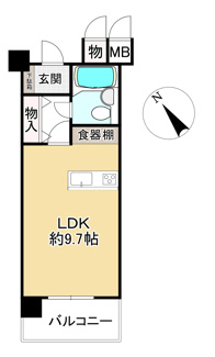 【間取り】 | 琵琶湖アーバンリゾートⅠ番舘