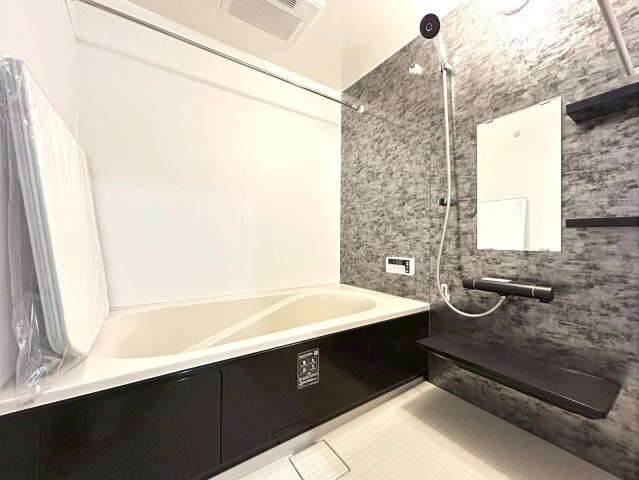 駿河区小黒二丁目　３期　新築戸建　全２棟　２号棟の浴室|2025/12/9撮影