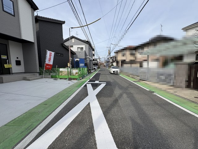 【その他】 | 福岡市城南区長尾4丁目2期　3号棟（全4棟）【仲介手数料無料・0円】 | 現地写真。前面道路です。