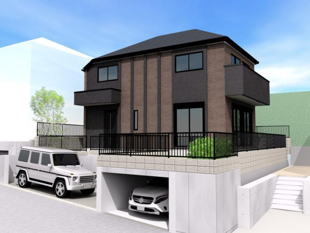 横浜市青葉区田奈町 新築戸建て【仲介手数料無料】カースペース2台