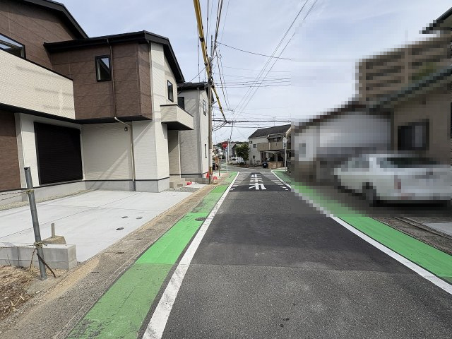 【その他】 | 福岡市城南区長尾4丁目2期　4号棟（全4棟）【仲介手数料無料・0円】 | 現地写真。前面道路です。