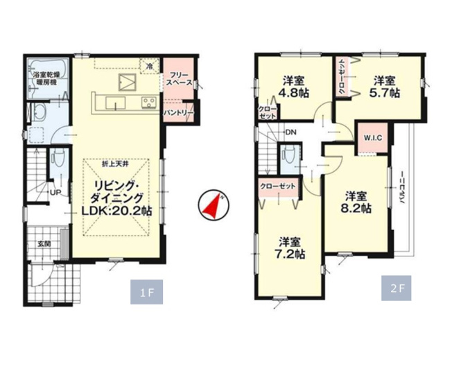 【間取り】 | 福岡市城南区長尾4丁目2期　4号棟（全4棟）【仲介手数料無料・0円】 | 平日、土日祝日もお好きな日時にご見学可能です。お気軽にお問合せ下さい。