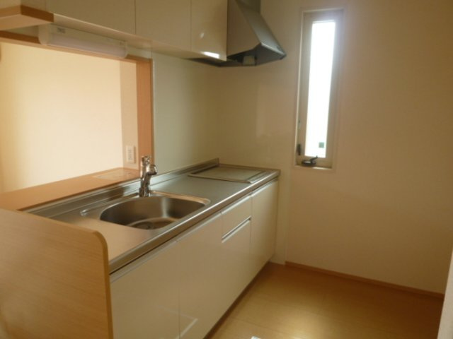葛城市北花内のアパートのキッチン