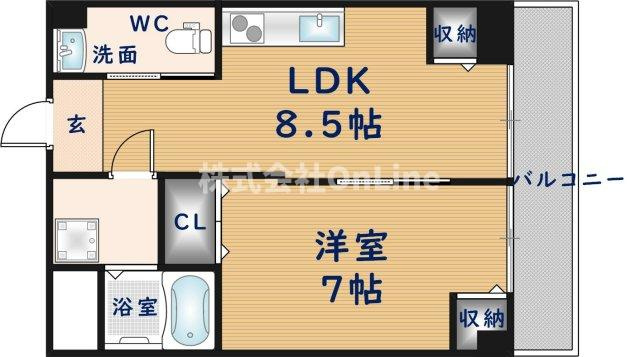 【間取り】 | 新栄プロパティー東大阪Ⅰ