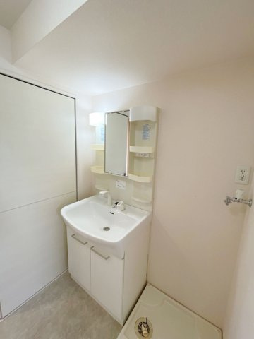 葛城市長尾のアパートの洗面所