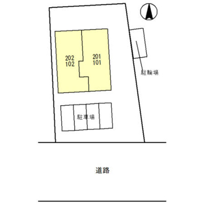 【区画図】 | コーポ岡田