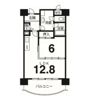 【間取り】 | 琵琶湖アーバンリゾートⅠ番舘