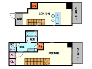 【間取り】 | レガーレ阿倍野（テナント） | レガーレ阿倍野　間取り