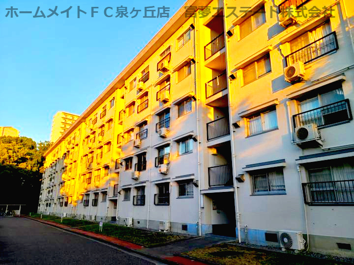 泉北宮山台団地3号棟の外観