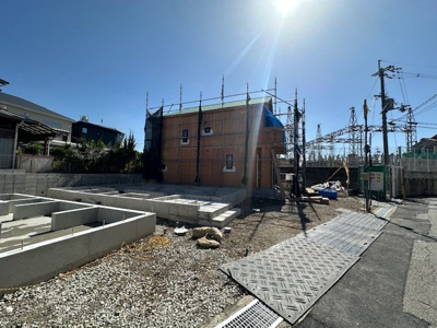 【前面道路含む現地写真】 | 箕面市半町3丁目新築戸建