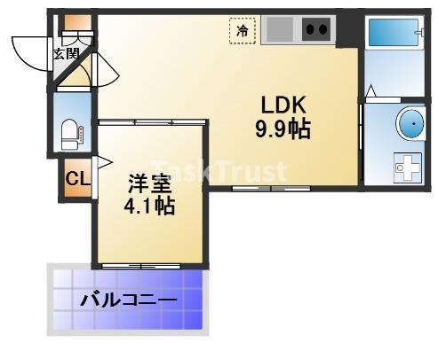 【間取り】 | M-city千林大宮Ⅱ