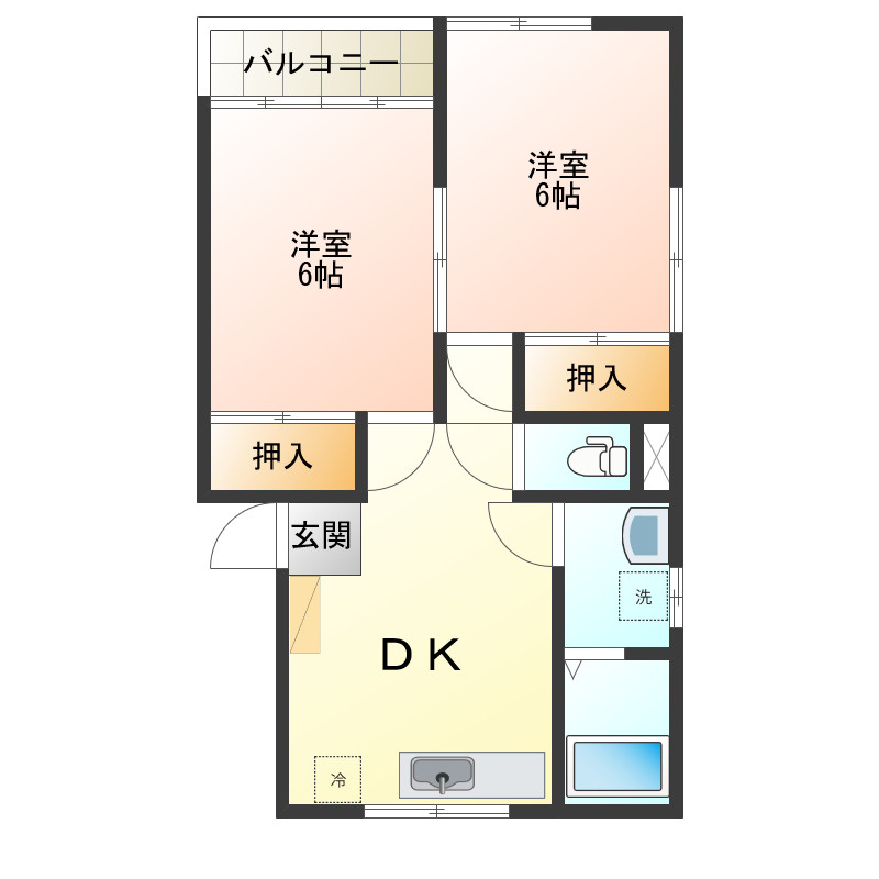スクールCの間取り