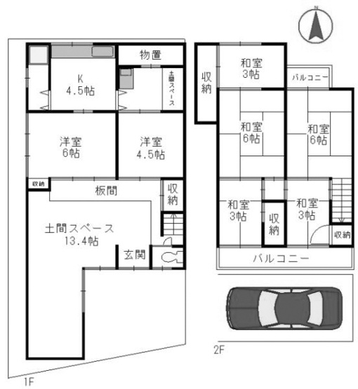 【間取り】 | 山田北ノ町　一戸建