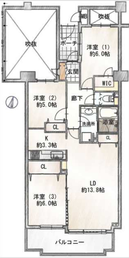 ルイシャトレ新横浜ガーデンスクエア【仲介手数料無料】