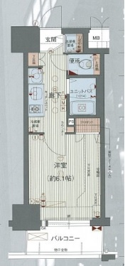 【間取り】 | プレサンス梅田北パワーゲート