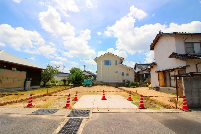 米子市皆生6丁目第一新築分譲住宅の外観|閑静な住宅地内に立地する不動産になります。
