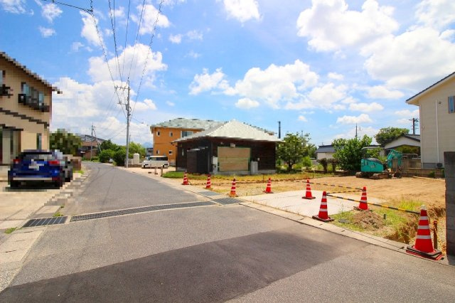 米子市皆生6丁目第一新築分譲住宅の周辺|見晴らしの良い通りとなっております〇
