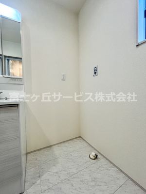 【ランドリースペース】 | 牧之原市細江 7期 新築一戸建て 1号棟 | 洗濯機置き場