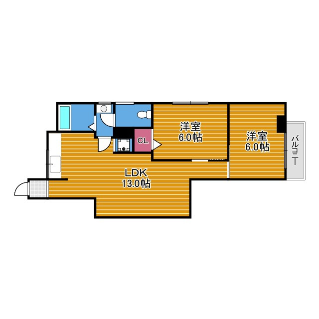辻清マンションの間取り
