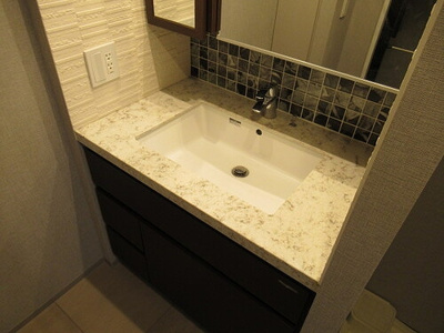 【洗面所】 | グランレ・ジェイド御茶ノ水 | 洗面所　※クリーニング前