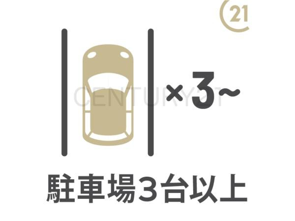 寄居露梨子 2号棟の駐車場