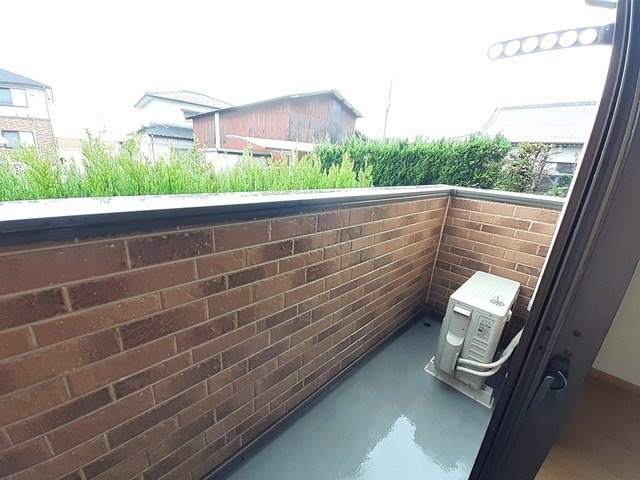 スパーブＢのバルコニー