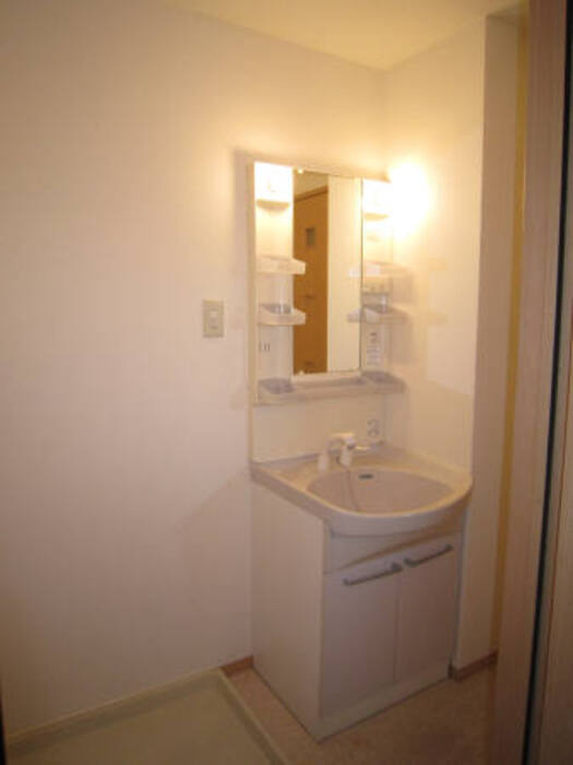 熊本市南区八幡１０丁目のアパートの洗面所