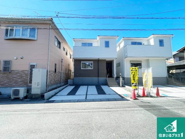 大津市桜野町　第1期　新築一戸建ての外観|お客様に長く安心して住んでいだだける事にこだわった家づくり！住んでからのアフターサービスにもしっかりと取り組んでいます！