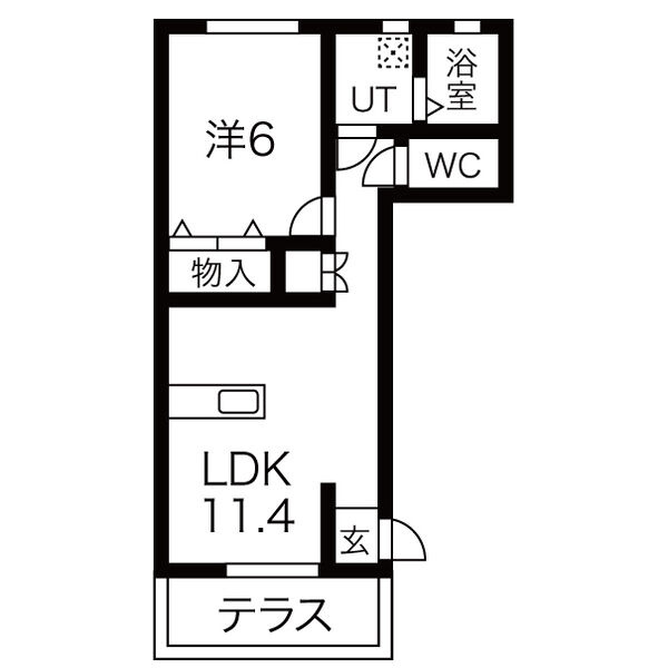 Ｓ＆ＥⅠ　　刈谷市近郊の賃貸はクラスホーム刈谷店の間取り